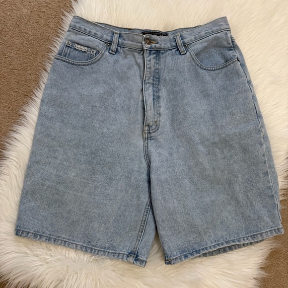 Route 66 90’s Light Denim Women’s Mom Shorts Jorts 13/14 - Picture 5 of 8